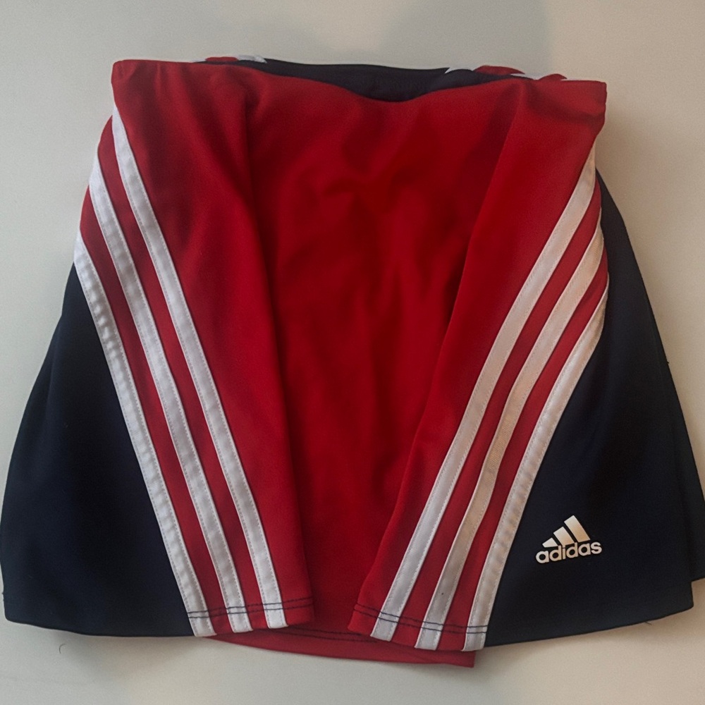 adidas Kids Skort Red and Navy
